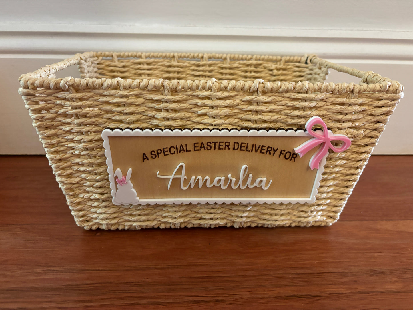 Personalised Easter basket