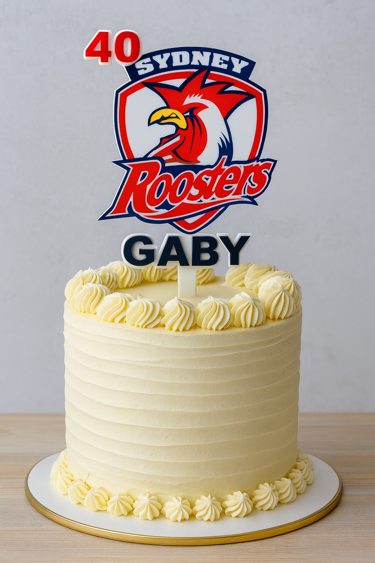 Acrylic NRL Cake Toppers Collection