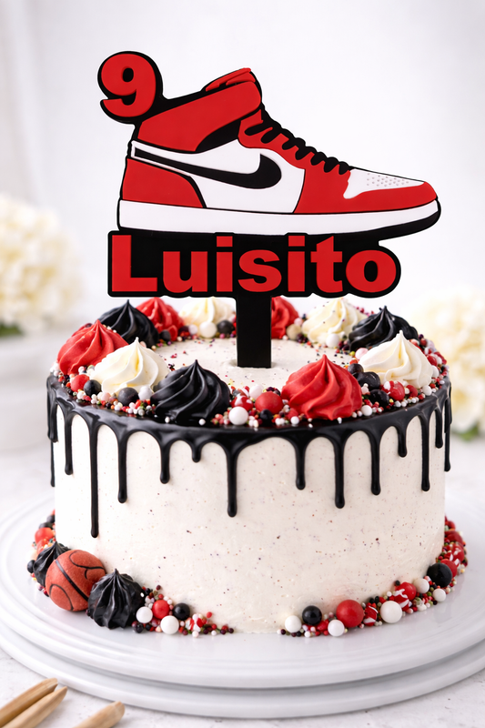 Personalised Nike Cake topper