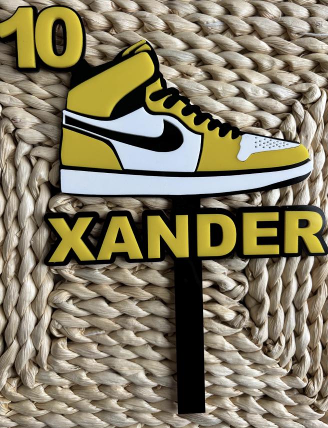 Personalised Nike Cake topper